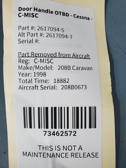 Door Handle OTBD - Cessna - C-MISC