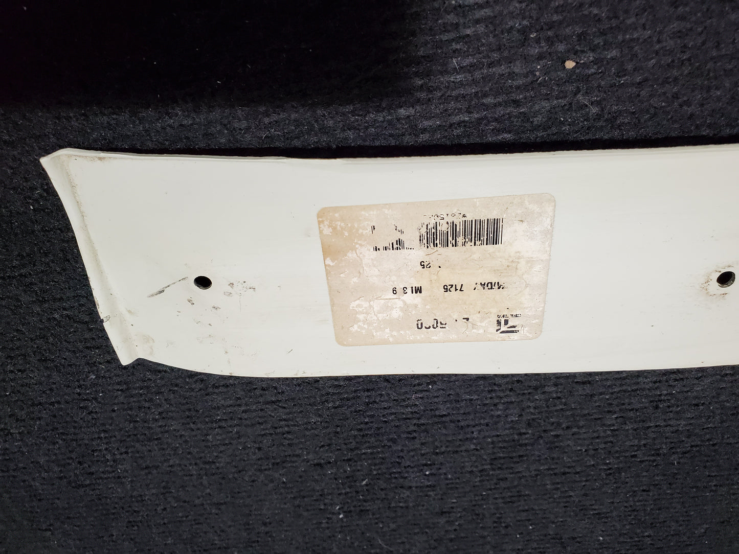 Bulkhead Trim Cover RH - Cessna - OO-SEX