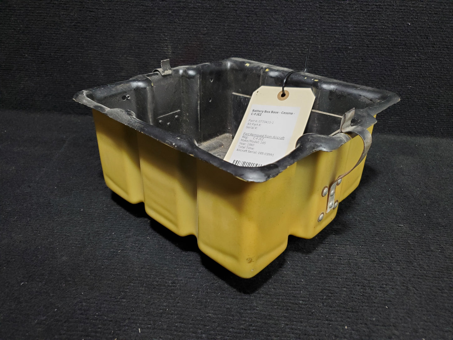Battery Box Base - Cessna - C-FJEZ