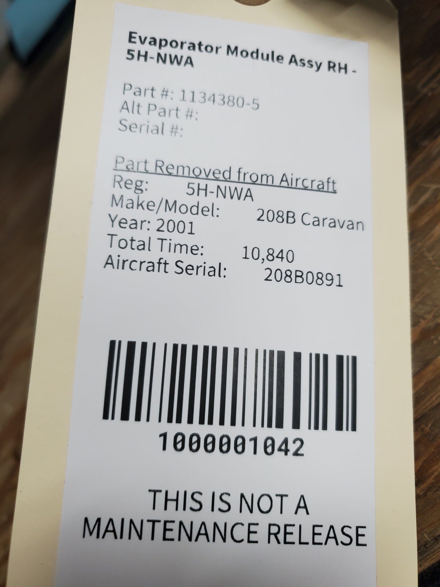 Evaporator Module Assy RH - 5H-NWA