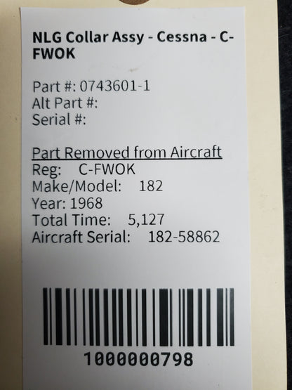 NLG Collar Assy - Cessna - C-FWOK