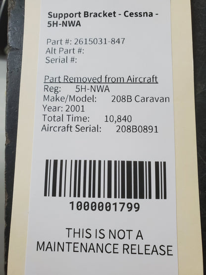 Support Bracket - Cessna - 5H-NWA