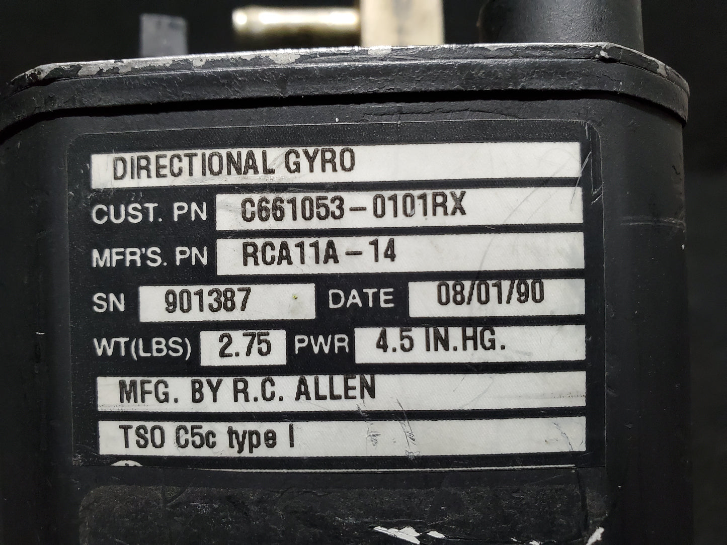 Directional Gyro - RC Allen - OO-SEX