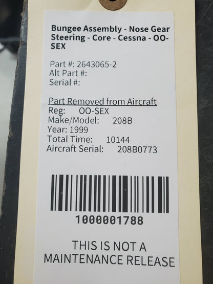 Bungee Assembly - Nose Gear Steering - Core - Cessna - OO-SEX