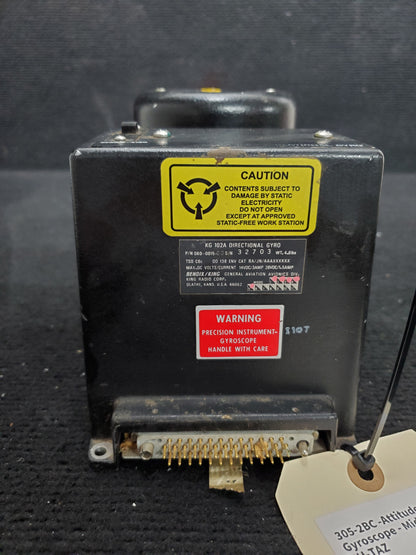 KG 102A Directional Gyro - Bendix / King - 5H TAZ