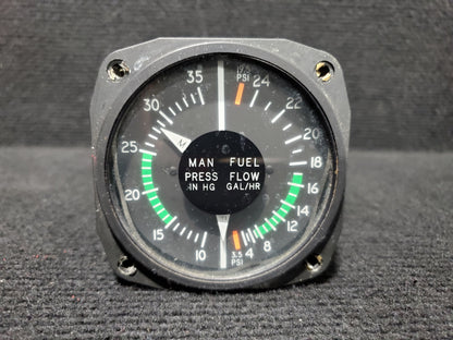 Manifold Pressure / Fuel Flow Indicator - C-FJEZ