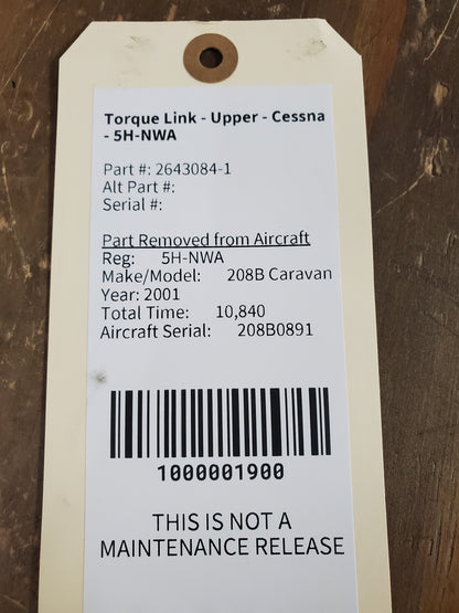 Torque Link - Upper - Cessna - 5H-NWA