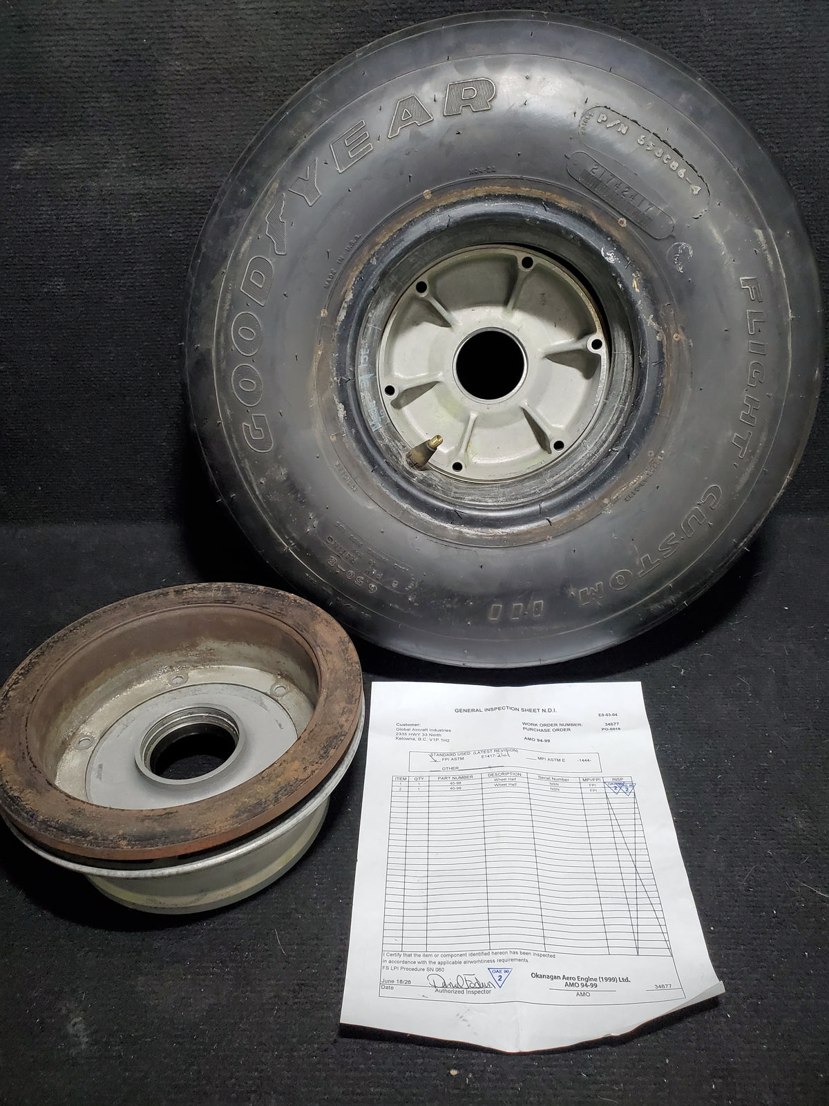 MLG Wheel Assembly - Cleveland - C-FJUO