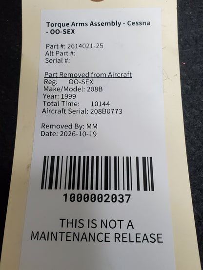 Torque Arms Assembly - Cessna - OO-SEX