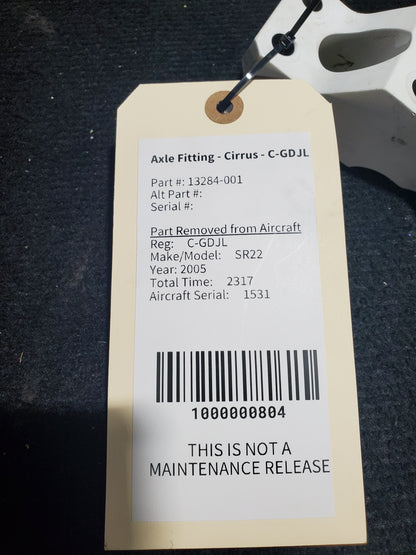 Axle Fitting - Cirrus - C-GDJL