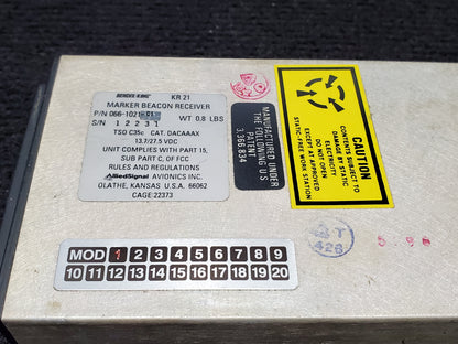 KR 21 - Marker Beacon Receiver - Bendix/King - OO-SEX