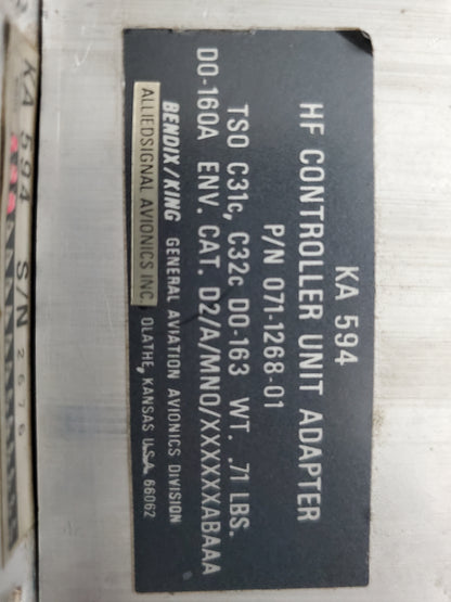 KA 594 - HF Controller Unit Adapter - Bendix/King - 5Y-ZBW