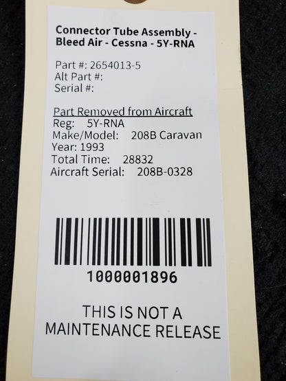 Connector Tube Assembly - Bleed Air - Cessna - 5Y-RNA