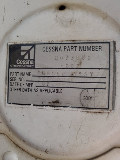 Rudder - Cessna 208B - 5H-NWA