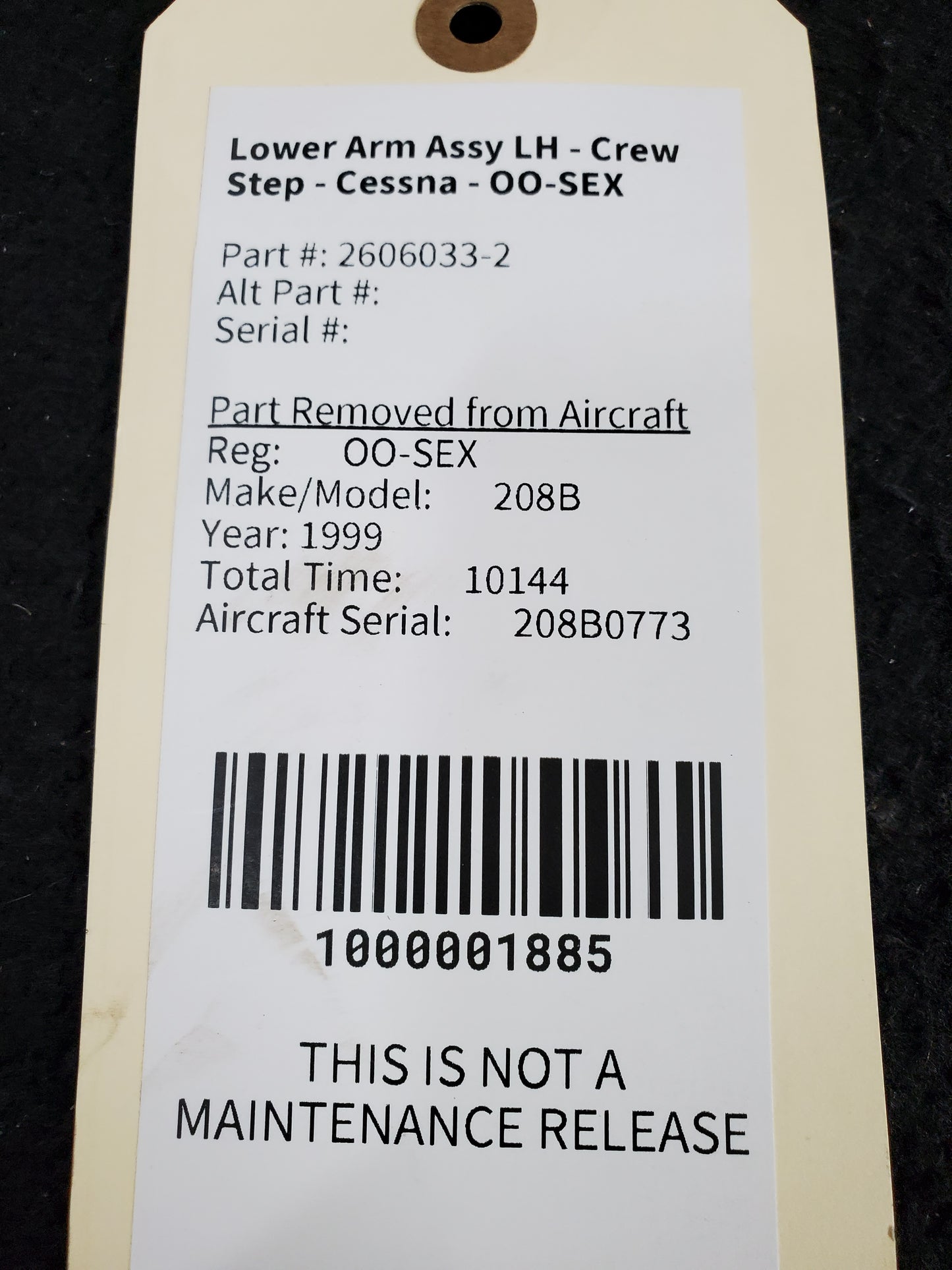 Lower Arm Assy LH - Crew Step - Cessna - OO-SEX