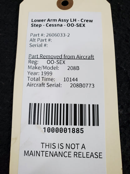Lower Arm Assy LH - Crew Step - Cessna - OO-SEX