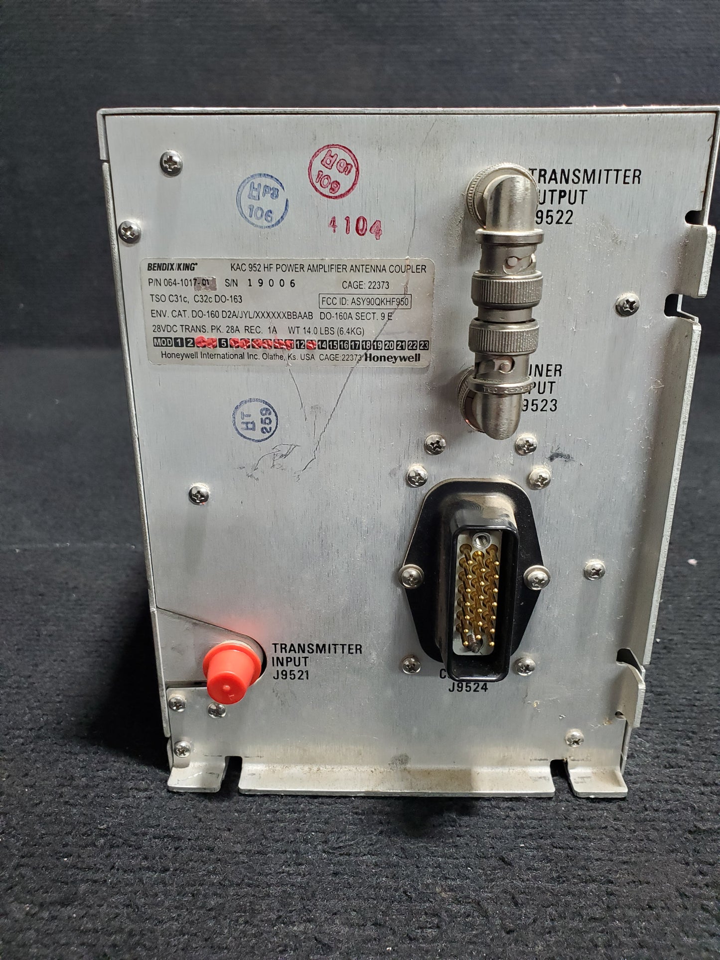 KAC 952 HF Power Amplifier Antenna Coupler - Bendix/King - 5H-TAZ