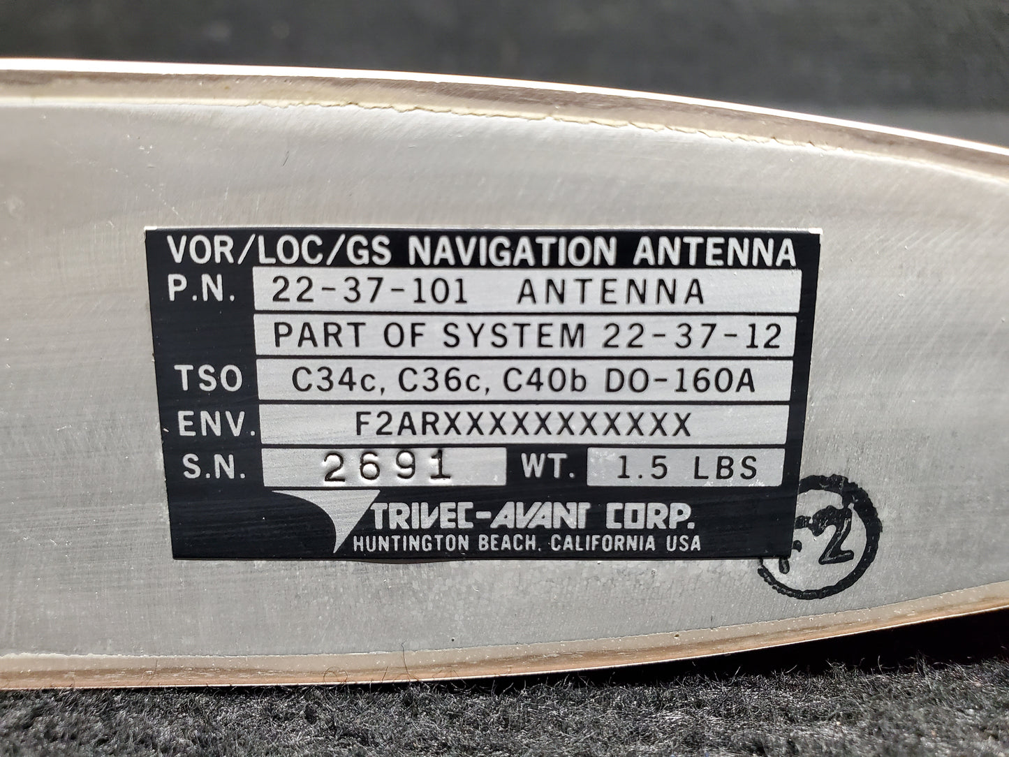 VOR/LOC/GS Navigation System - Trivec Avant Corp - OO-SEX