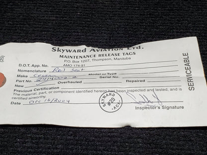 Seat Rail RH OTBD - Cessna - MISC-MB-206-207-LOT