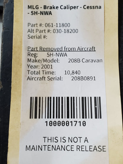 MLG - Brake Caliper - Cessna - 5H-NWA