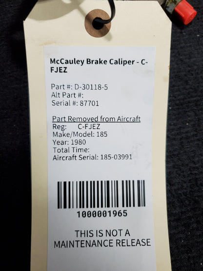 McCauley Brake Caliper - C-FJEZ