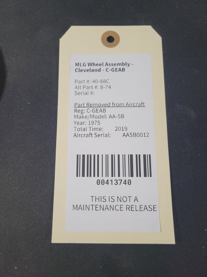 MLG Wheel Assembly - Cleveland - C-GEAB