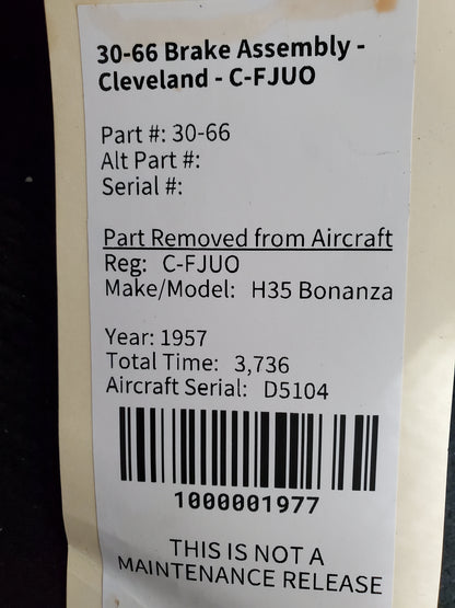 30-66 Brake Assembly - Cleveland - C-FJUO
