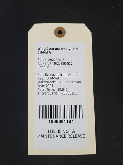 Wing Door Assembly - RH - Cessna - 5H-NWA