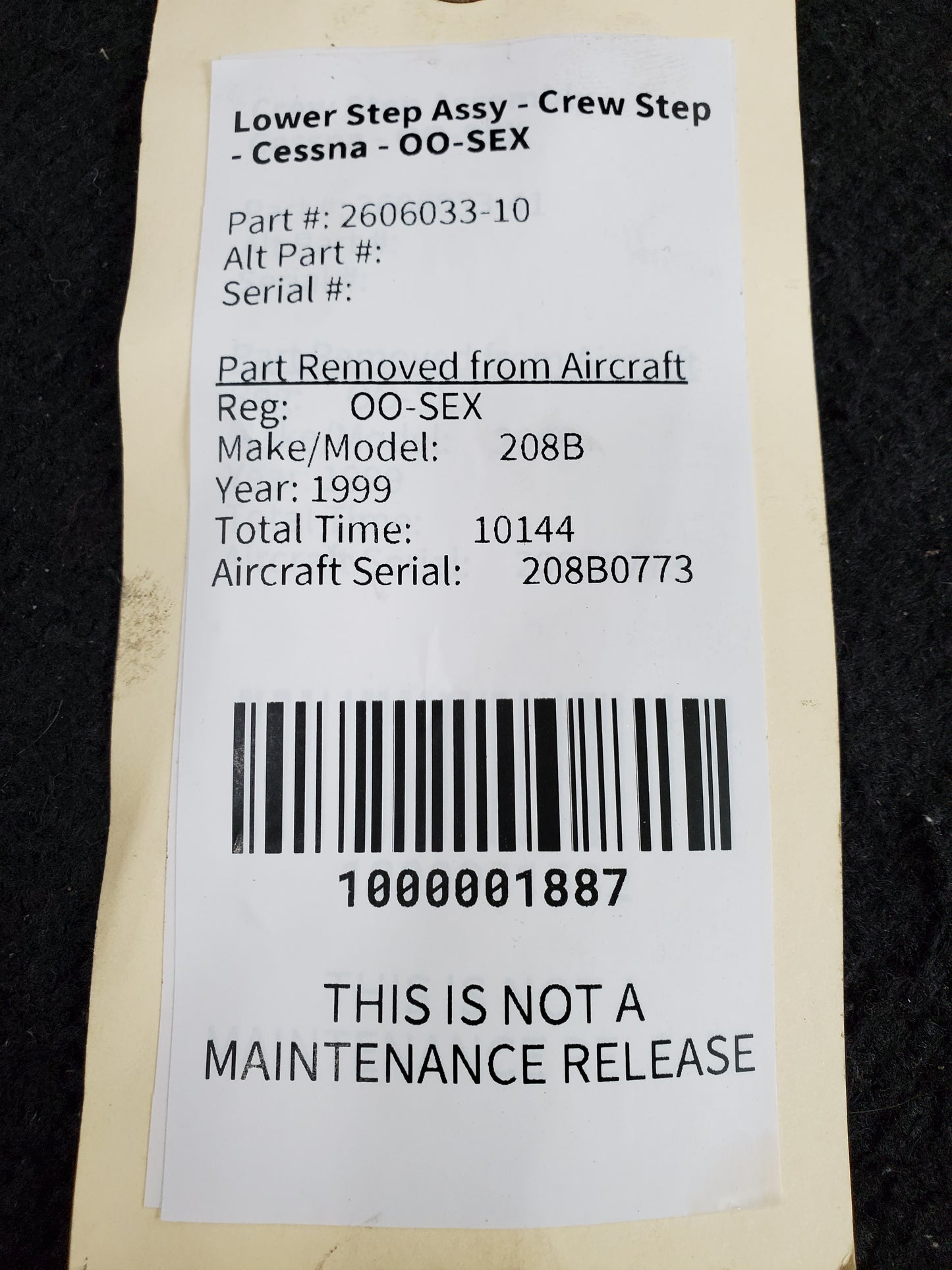 Lower Step Assy - Crew Step - Cessna - OO-SEX