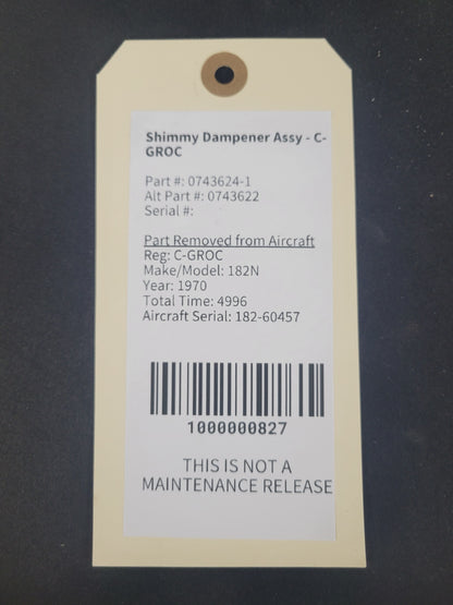 Shimmy Dampener Assy - C-GROC
