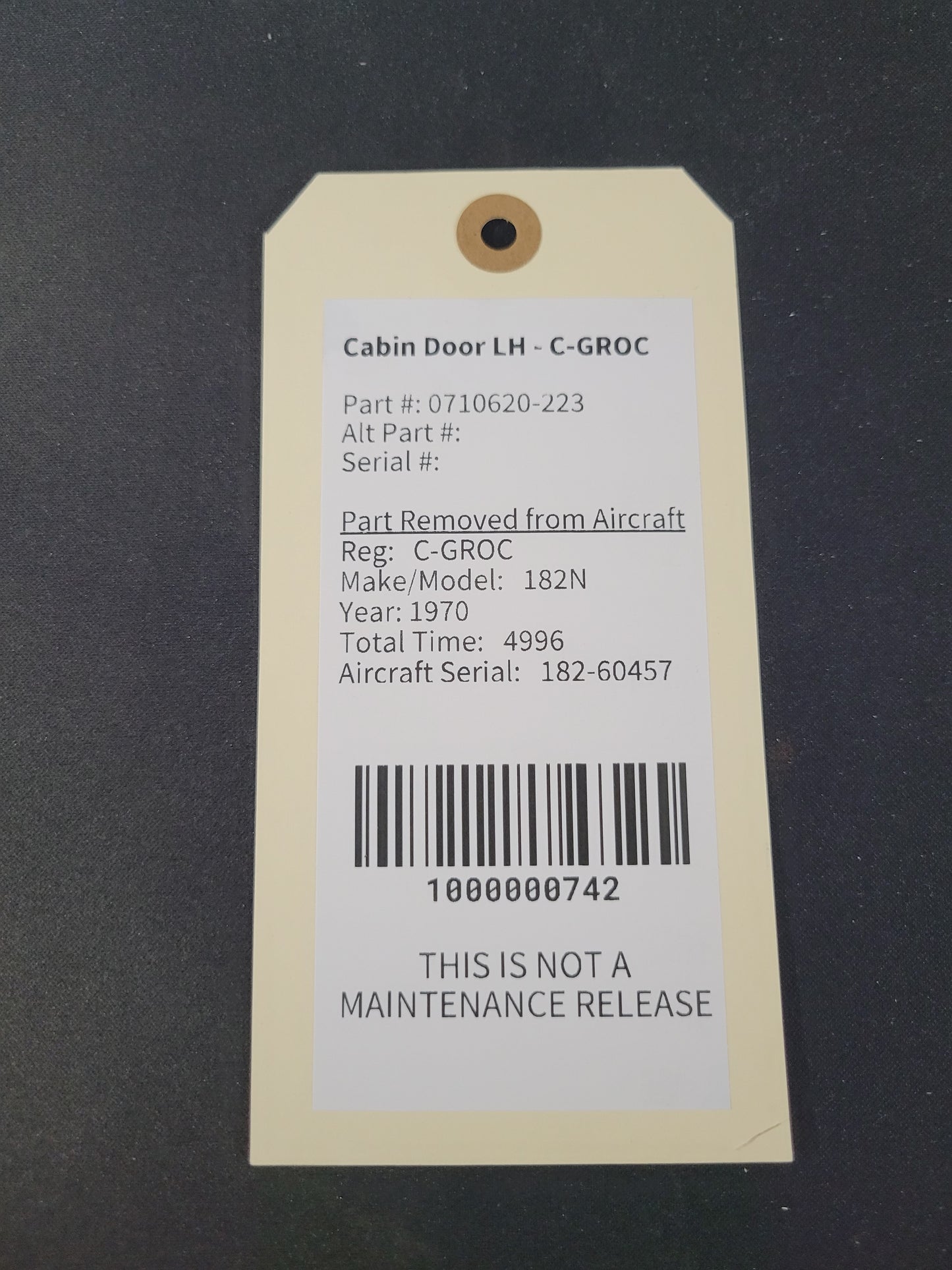 Cabin Door LH - C-GROC