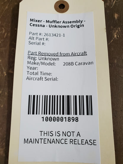Mixer - Muffler Assembly - Cessna - Unknown Origin