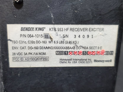 KTR 953 HF Receiver Exciter - Bendix/King - 5H-TAZ
