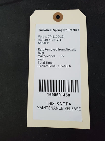 Tailwheel Spring w/ Bracket