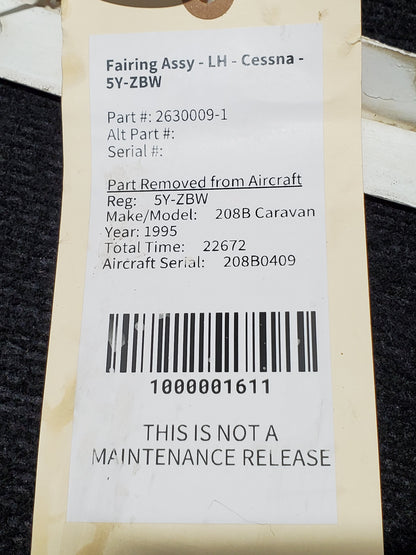 Stabilizer Fairing Assy - LWR LH - Cessna - 5Y-ZBW
