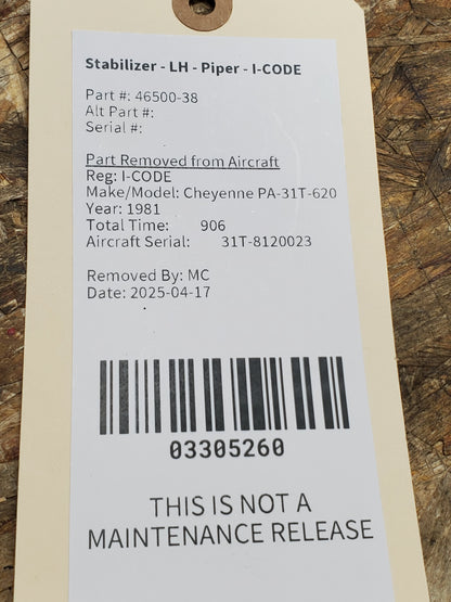 Stabilizer - LH - Piper - I-CODE