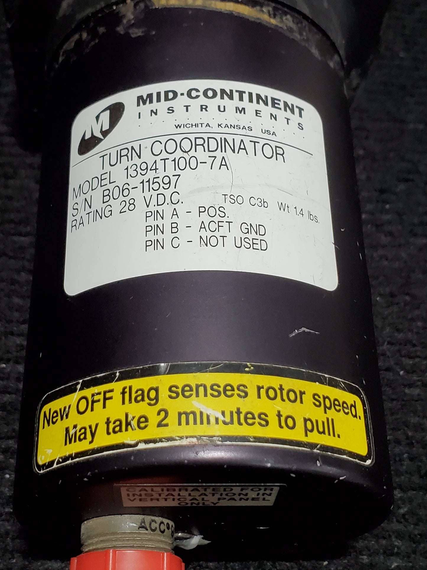 Turn Coordinator - Mid-Continent - 5H-TAZ