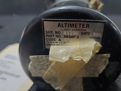 Altimeter - United Instruments - 5Y-FOO