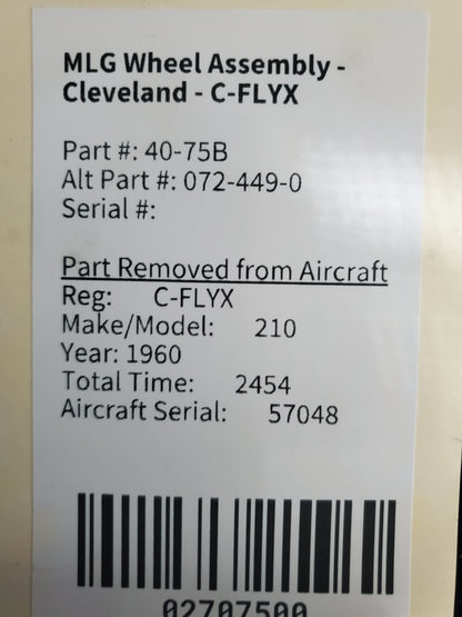 MLG Wheel Assembly - Cleveland - C-FLYX