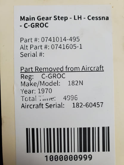 Main Gear Step - LH - Cessna - C-GROC
