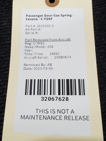 Passenger Door Gas Spring - Cessna - C-FSKF