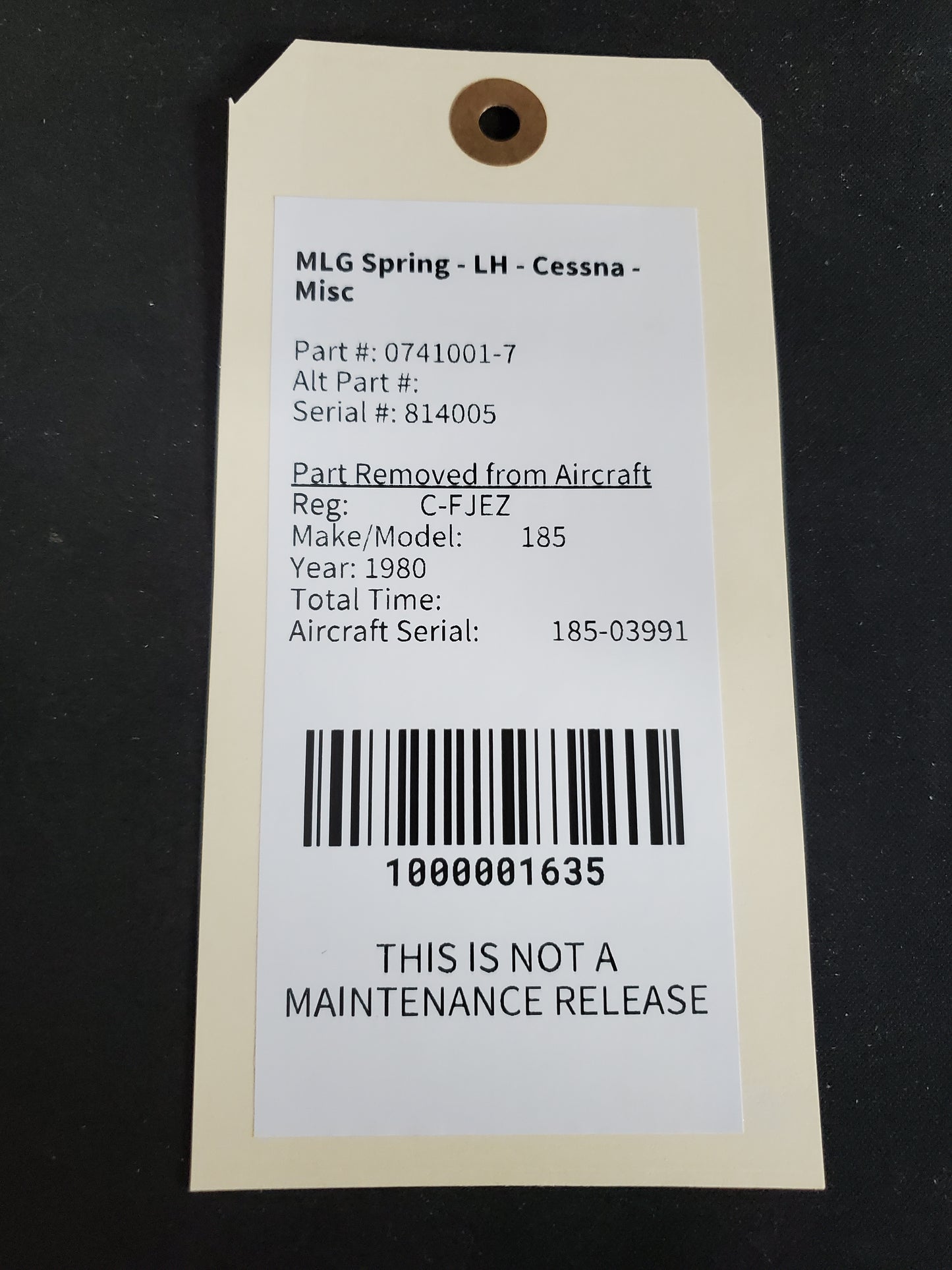 MLG Spring - LH - Cessna - Misc