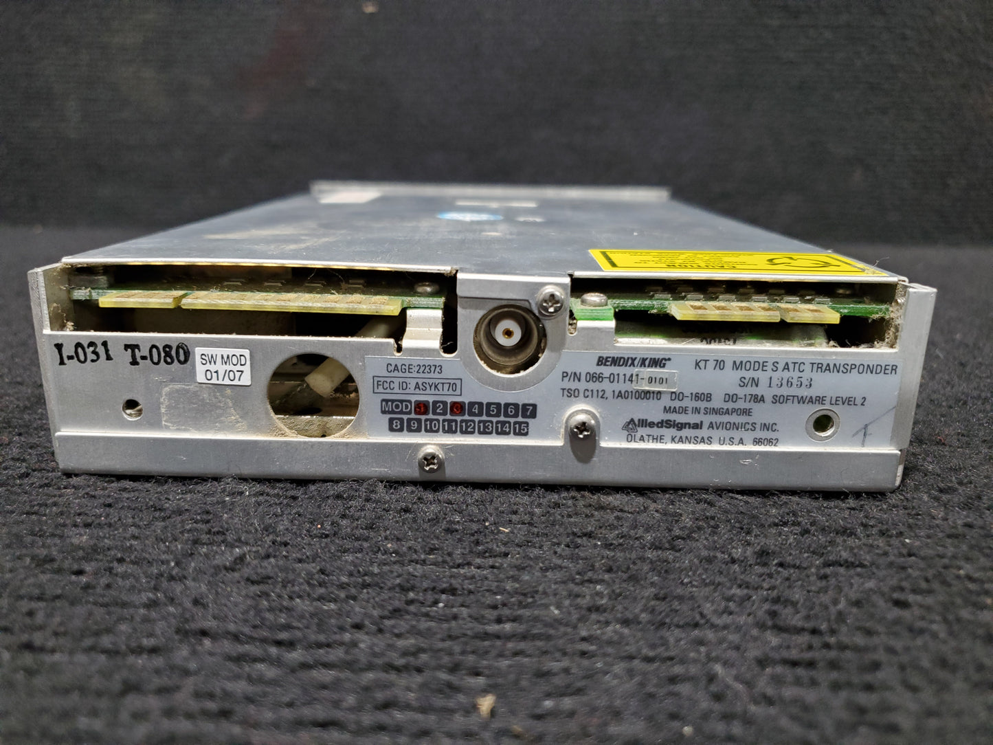 KT 70 Transponder - Bendix/King - OO-SEX