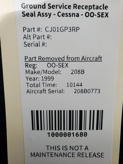 Ground Service Receptacle Seal Assy - Cessna - OO-SEX