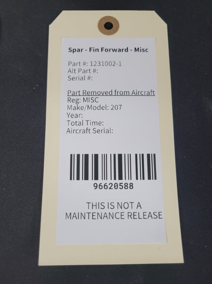 Spar - Fin Forward - Misc