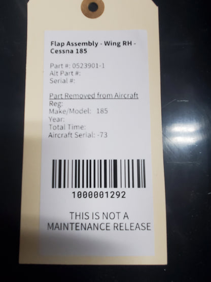 Flap Assembly - Wing RH - Cessna 185