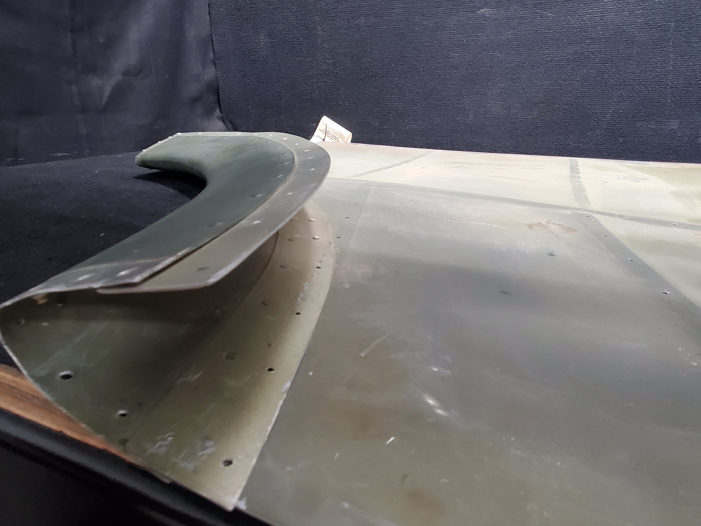 Front Edge and Lower RH Fin Skins - Cessna