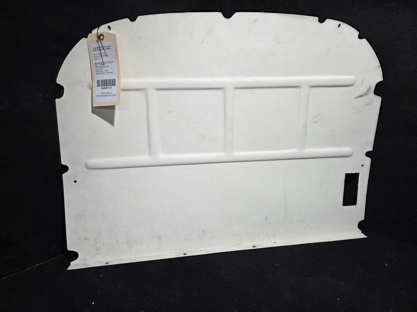 Luggage Extension Panel - Cessna 182 STC - C-GROC