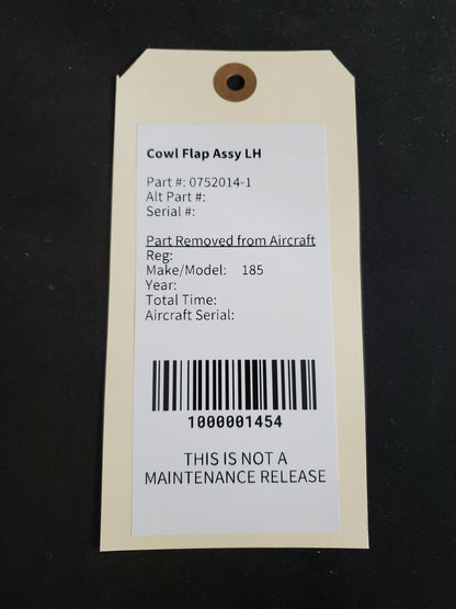 Cowl Flap Assy LH