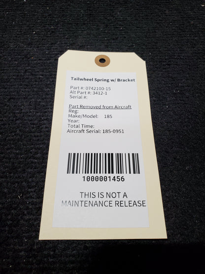 Tailwheel Spring w/ Bracket